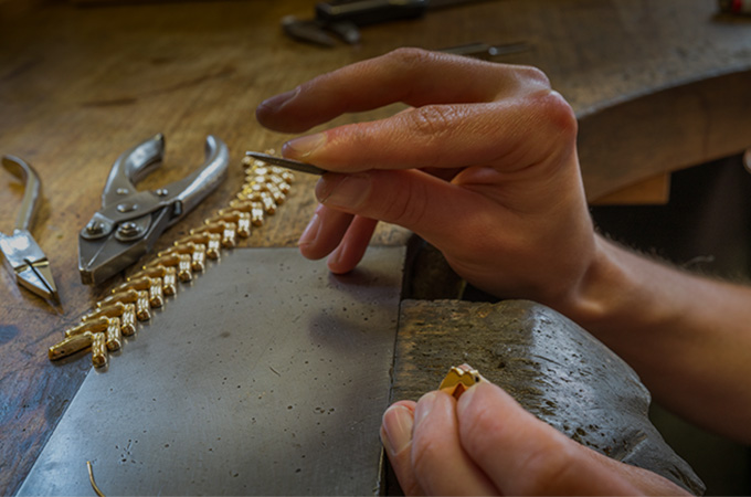 Goldschmiede Atelier bei Juwelier Aurum in Winterthur